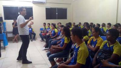 galeria: 	Unacon combate tabagismo entre alunos do ensino público de Tucuruí