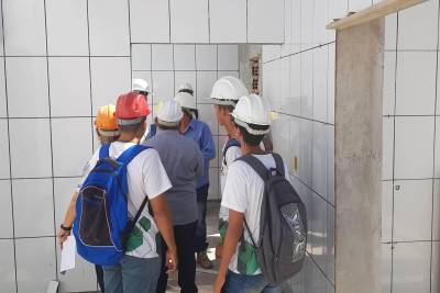 galeria: Comissão de alunos acompanha obras em escola de Conceição do Araguaia