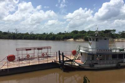 notícia: Operação conjunta fiscaliza porto irregular em Cachoeira do Piriá