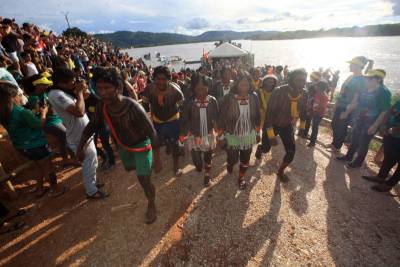 notícia: Índios chegam a São Félix do Xingu para discutir direitos e o papel da mulher