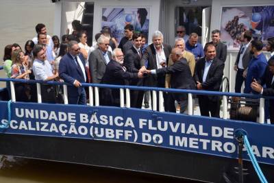 galeria: Embarcação do Imetro Pará vai fiscalizar regiões ribeirinhas