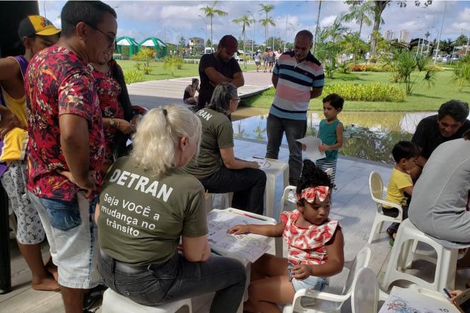 O Instituto de Desenvolvimento Florestal e da Biodiversidade do Estado do Pará (Ideflor-bio) proporcionou um final de semana especial no Parque do Utinga, em homenagem ao mês do Dia Internacional da Mulher. O evento fez parte do Programa Mulher Paraense, que reúne diversos órgãos estaduais para realização de sete mil atendimentos em mais de 85 ações, na capital e no interior.

FOTO: DIVULGAÇÃO
DATA: 11.03.2019
BELÉM - PA <div class='credito_fotos'>Foto: Divulgação   |   <a href='/midias/2019/originais/3b66e41a-b6a8-43f4-8922-d4c336dd8758.jpg' download><i class='fa-solid fa-download'></i> Download</a></div>