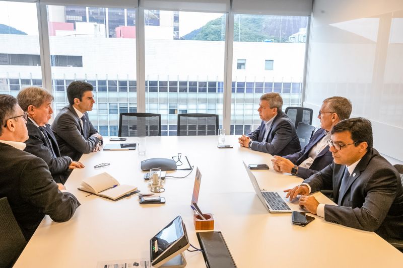 Na manhã desta segunda-feira (30) o governador Helder Barbalho esteve na sede da empresa Vale, no Rio de Janeiro, para tratar sobre parcerias e apresentar projetos na área ambiental.  <div class='credito_fotos'>Foto: Marco Santos / Ag. Pará   |   <a href='/midias/2019/originais/5510_governadorreuniaocomavalenoriodejaneiro-fotomarcosantos-3.jpg' download><i class='fa-solid fa-download'></i> Download</a></div>