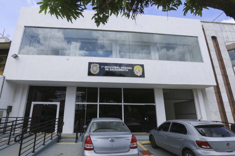 O serviço de reconstrução da Seccional Urbana da Sacramenta está acelerado na travessa Perebebuí, em Belém. O prédio, inaugurado na década de 1980, abrigou a primeira seccional de Belém.