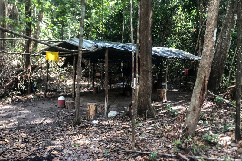 Tratores foram apreendidos e acampamentos clandestinos foram destruídos durante uma força-tarefa de combate ao desmatamento ilegal realizada pelo governo do Estado, por meio da Secretaria de Estado de Meio Ambiente e Sustentabilidade (Semas), Batalhão de Polícia Ambiental (BPA) da Polícia Militar e Delegacia de Meio Ambiente (Dema) da Polícia Civil. A operação começou na semana passada e ainda está em andamento na zona rural do município de Ipixuna do Pará, no nordeste do Estado. <div class='credito_fotos'>Foto: ASCOM / SEMAS   |   <a href='/midias/2019/originais/5791_1bc99cf7-3ced-26df-d627-099fa5a851c1.jpg' download><i class='fa-solid fa-download'></i> Download</a></div>