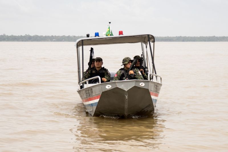 ParÃ¡, BelÃ©m, Brasil. Grupamento fluvial de seguranÃ§a pÃºblica intensifica operaÃ§Ãµes de prevenÃ§Ã£o e repreensÃ£o Ã  criminalidade e balanÃ§o das aÃ§Ãµes realizadas em 2019.
Fotos: Pedro Guerreiro / Ag. ParÃ¡ <div class='credito_fotos'>Foto: Pedro Guerreiro / Ag. Pará   |   <a href='/midias/2019/originais/5830_9ee98b3b-8f16-1fec-6a6e-86abedffbbde.jpg' download><i class='fa-solid fa-download'></i> Download</a></div>