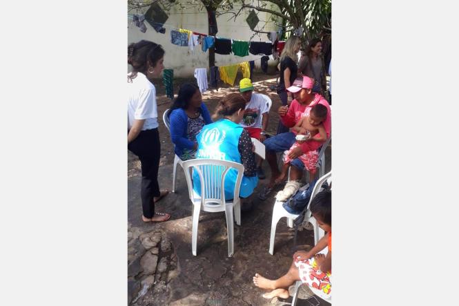 A situação dos indígenas venezuelanos de etnia Warao, instalados nos abrigos Domingos Zahluth e Casa de Alta Gestão, foi verificada nesta segunda-feira (18) por representantes do Posto Avançado de Atendimento Humanizado ao Migrante (PAAHM), da Secretaria de Estado de Justiça e Direitos Humanos (SejuDH).

FOTO: WAGNER ALMEIDA / ASCOM SEJUDH
DATA: 19.03.2019
BELÉM - PA <div class='credito_fotos'>Foto: Wagner Almeida/ Ascom Sejudh   |   <a href='/midias/2019/originais/abf96f4a-a295-43e0-af65-970792d13862.jpg' download><i class='fa-solid fa-download'></i> Download</a></div>