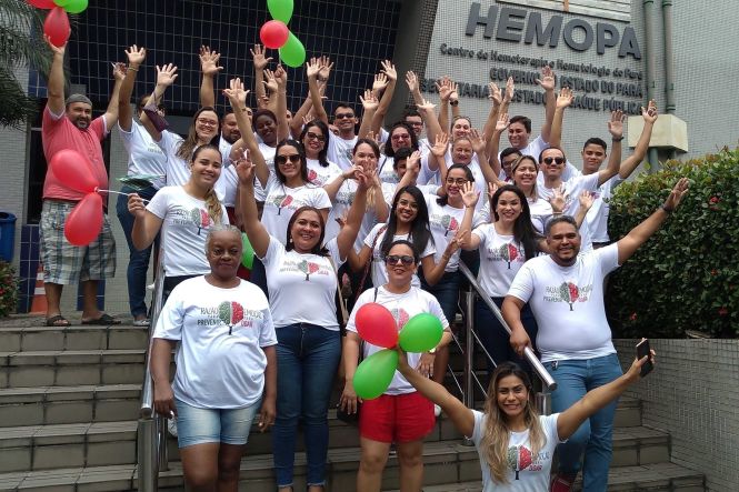 “Sábado também é dia de encontrar os amigos no Hemopa”. É com essa proposta que a Fundação Centro de Hemoterapia e Hematologia do Pará (Hemopa), quer estimular a doação de sangue na população, aos finais de semana, para colaborar para o reforço do estoque de sangue para atendimento satisfatório da demanda transfusional da rede hospitalar.

FOTO: ASCOM / HEMOPA
DATA: 27.04.2019
BELEM - PA <div class='credito_fotos'>Foto: ASCOM / HEMOPA   |   <a href='/midias/2019/originais/d9f96538-85ff-43de-a387-8603aff3d74d.jpg' download><i class='fa-solid fa-download'></i> Download</a></div>
