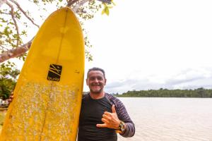 galeria: Governo incentiva surf na pororoca em São Domingos do Capim