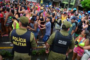 notícia: Polícia garante segurança durante encerramento do Carnaval em Icoaraci