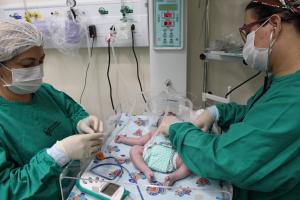 galeria: Bebê de 3,5 kg marca o centésimo nascimento do Materno Infantil de Barcarena