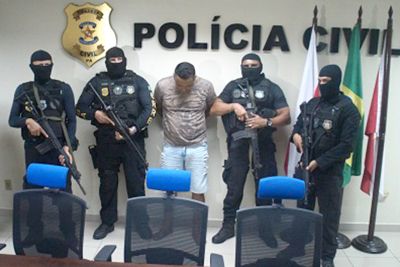 galeria: Polícia Civil prende líder de facção criminosa responsável por ataque a carro-forte no Pará