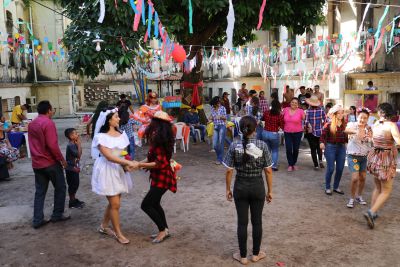 notícia: Grupo de Humanização da Santa Casa realiza arraial junino