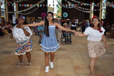galeria: Centro de reabilitação promove festa junina inclusiva que reuniu pessoas com deficiência