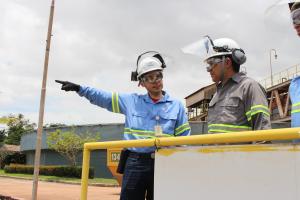notícia: Titular da Semas faz visita técnica em mineradora de Barcarena