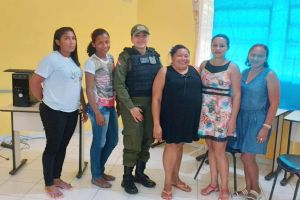 galeria: 30º Batalhão inicia ciclo de palestras para escola da Comunidade Quilombola do “Abacatal”, no Aurá