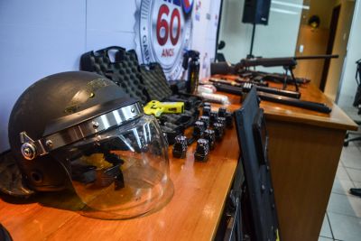galeria: Segup apresenta equipamentos de segurança doados pelo Governo Federal