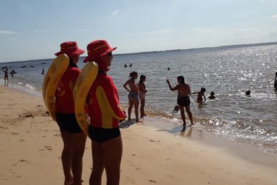 notícia: Corpo de Bombeiros reforça orientações para banhistas durante o verão