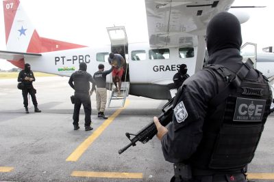 galeria: Governo do Estado conclui transferência dos 26 presos de Marabá para Belém