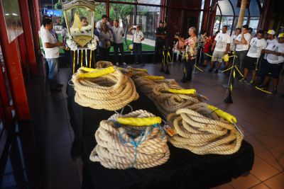 notícia: Exposição da corda do Círio leva quase 5 mil pessoas à Estação das Docas