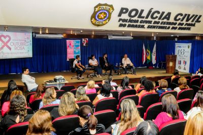 notícia: Polícia Civil promove evento para tratar sobre cuidados com a saúde da mulher em Belém