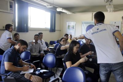 galeria: Estudantes conhecem funcionamento da Estação de Tratamento de Água do Bolonha