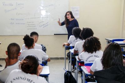 galeria: Rede estadual de ensino prepara os estudantes para reta final do Enem 2019