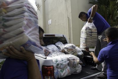 galeria: Mais de 2 mil toneladas de alimentos da Corrida do Servidor são doados a instituições de caridade