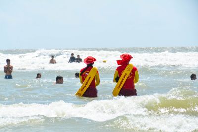galeria: Corpo de Bombeiros alerta banhistas para riscos de afogamento