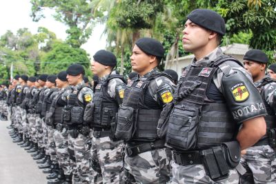 galeria: PM capacita agentes da Rotam e comemora 13 anos do Batalhão de Polícia Tática