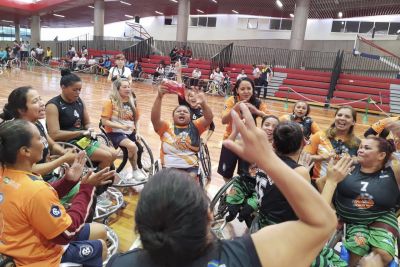 galeria: Atletas paraenses são campeãs em competição de basquete em cadeira de rodas