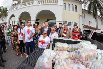 galeria: Governo do Pará faz entrega de 6 toneladas de alimentos para instituições sociais