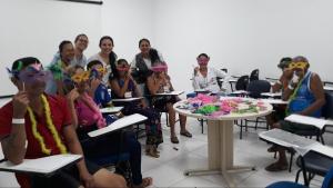 notícia:  Serviços de saúde e oficina de máscaras marcam o Dia da Mulher no 'Jean Bitar'