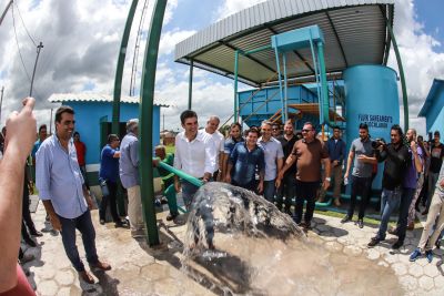 galeria: Inauguração estação de tratamento de água- agrovila castelo branco- ETA- CASTANHAL