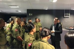 galeria: Ciop recebe visita técnica de alunos soldados do Cfap