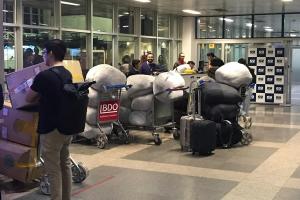notícia: Sefa apreende R$ 90 mil em confecções no aeroporto de Belém