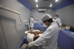 notícia: Detentos participam de mutirão odontológico em Marituba