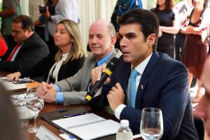 galeria:  governador Helder Barbalho diz que redução do déficit fiscal é prioridade