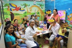 galeria: Hospital promove atividades lúdicas para seus pequenos usuários no carnaval
