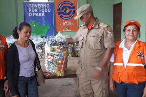 notícia: Defesa Civil entregará 800 cestas básicas às famílias atingidas pelas enchentes