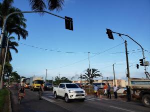 galeria: Detran atende solicitação de moradores de Marituba e ativa semáforo no KM 15 da BR-316
