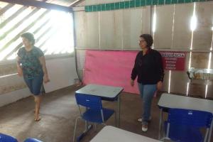 notícia: Seduc visita escolas do sudeste e retoma obras