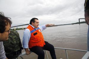 galeria: Setran, Crea e especialista da USP iniciam diagnóstico para recuperação de ponte Rio Moju
