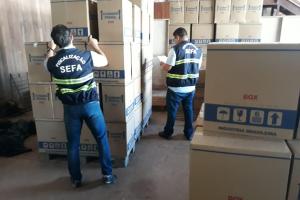 notícia: Sefa apreende 65 mil carteiras de cigarro em Marabá