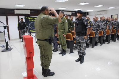 notícia: Polícia Militar realiza Aula Magna do 5° Curso Operacional de Rotam 