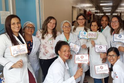 notícia: Hospital realiza campanha em prol da segurança do paciente