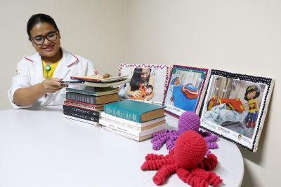 notícia: Hospital Materno-Infantil lança projeto Cantinho da Leitura