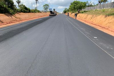 notícia: Três rodovias estaduais no oeste paraense ganham pavimentação