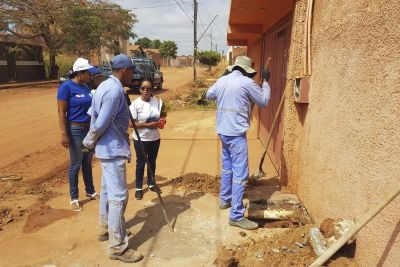 notícia: Obras de esgotamento sanitário avançam e população é orientada sobre saneamento