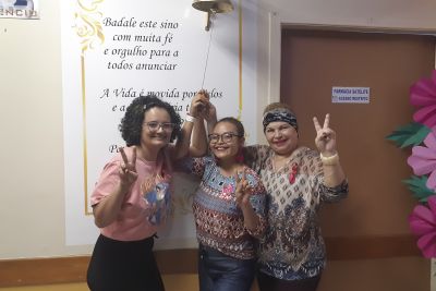 notícia: Pacientes curados do câncer estreiam 'Sino da Vitória' no Ophir Loyola